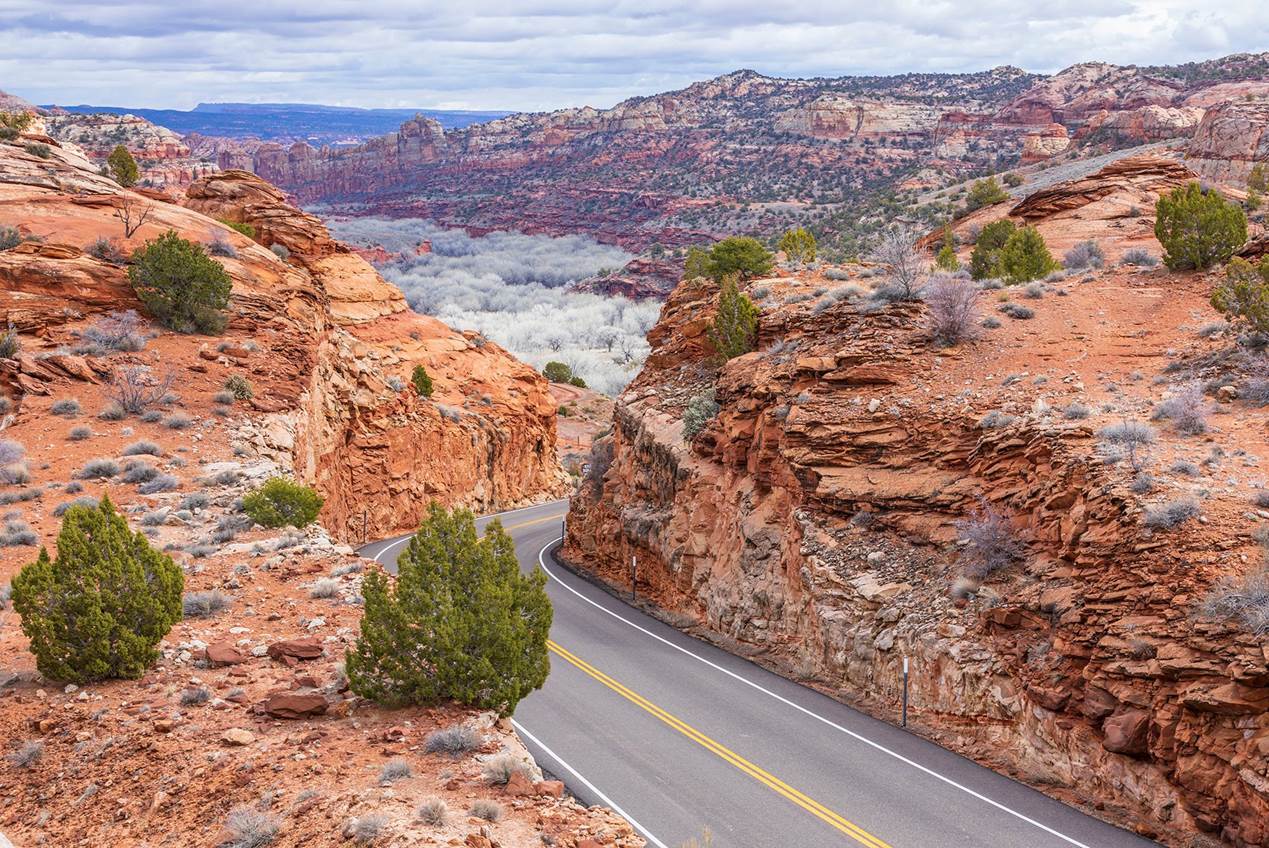 Le long de la Highway 12, Utah