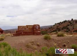 Parc national de Capitol Reef dans l'Utah