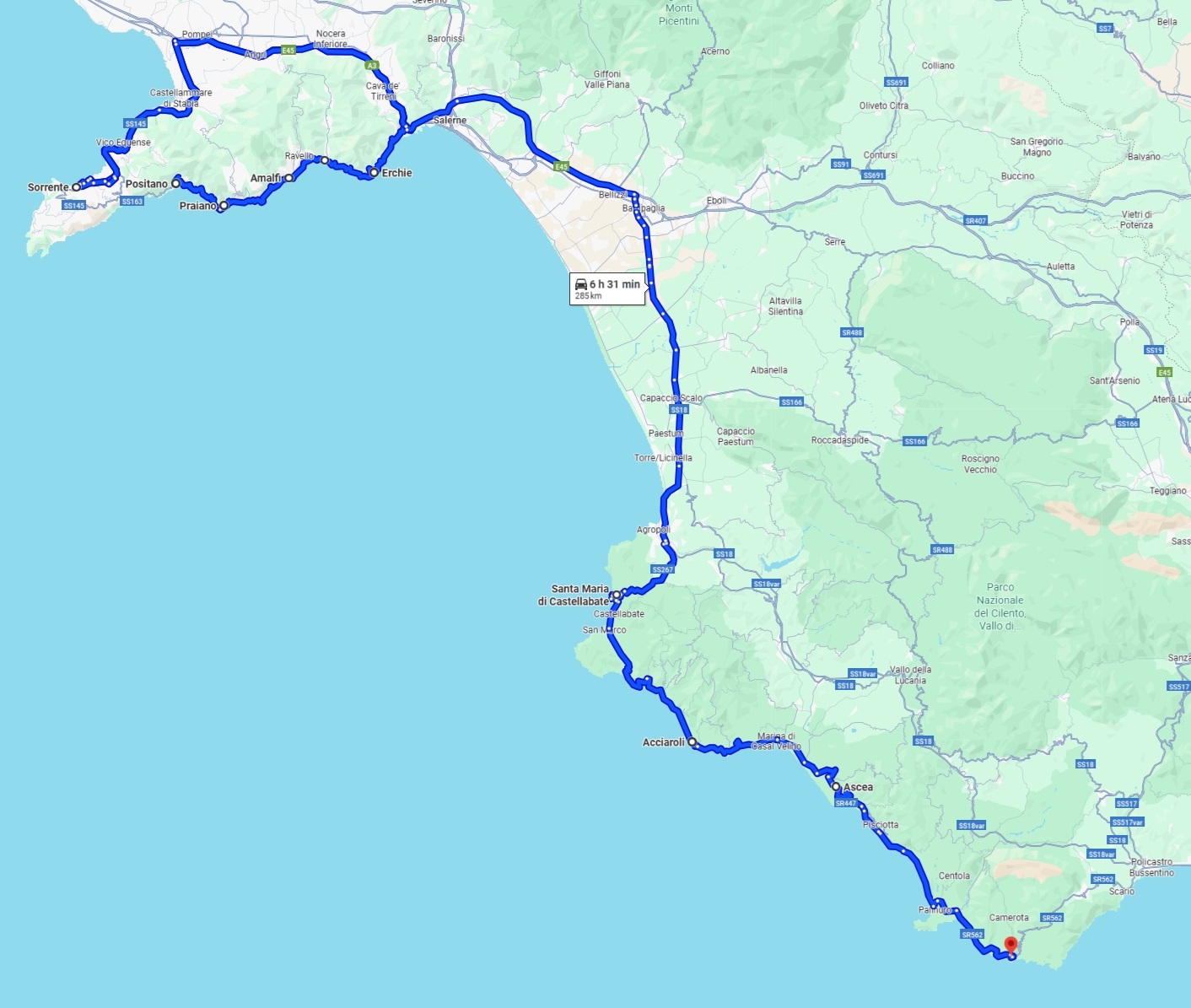 Trajet Maroc Sans Casa