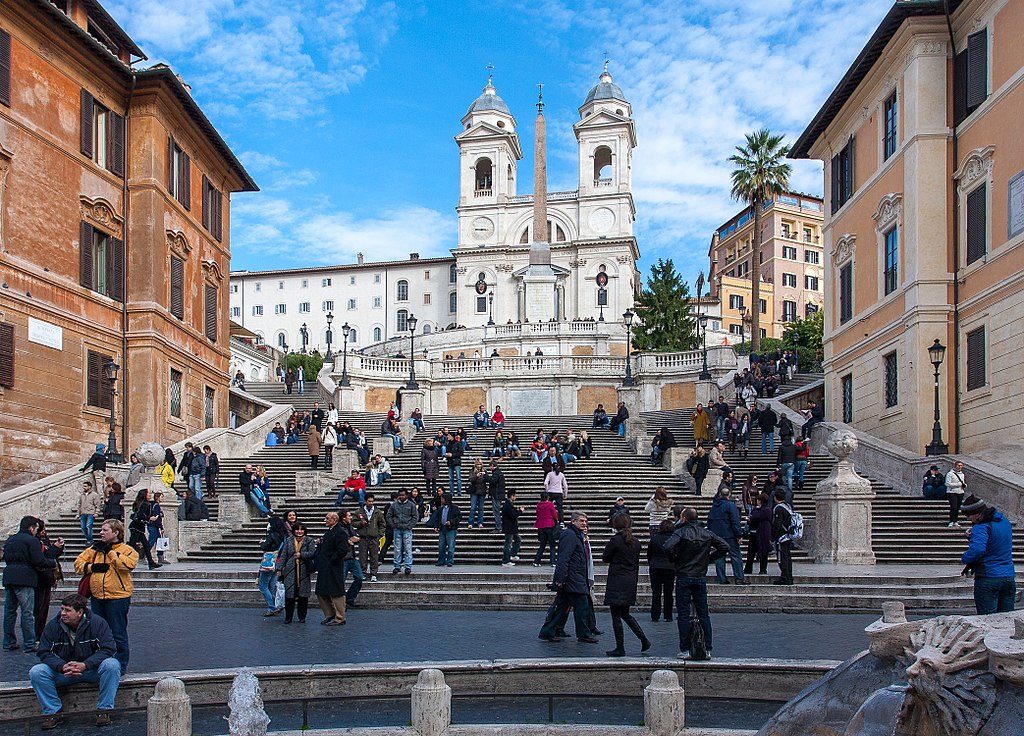 Piazza di Spagna dans les beaux quartiers � Rome � Photo de Sergey Ashmarin